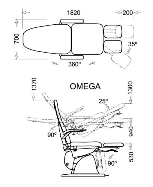 fotel omega 6